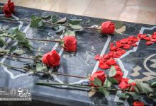 مراسم تجدید میثاق ، گلباران و عطر افشانی در مزار شهدای گمنام دانشگاه های شاهرود 